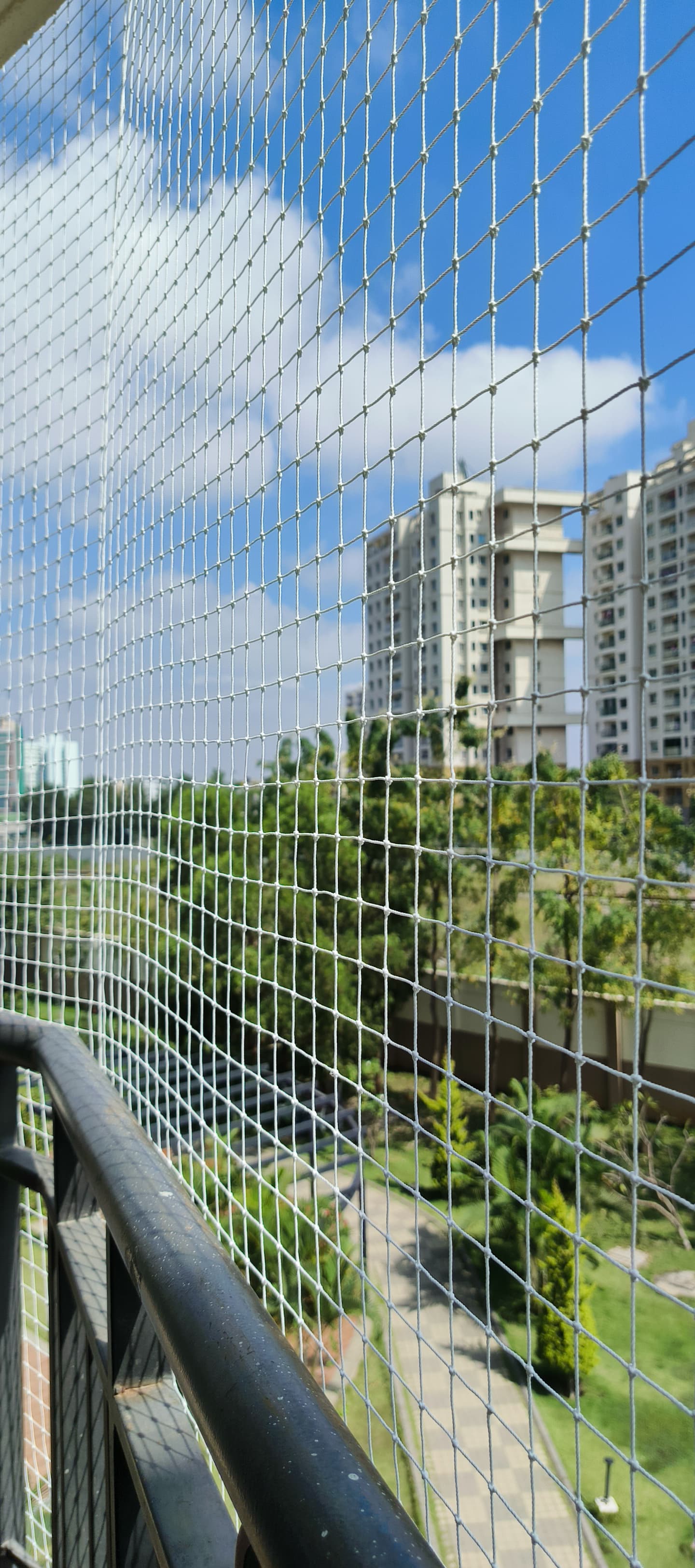Terrace Safety Nets Installation