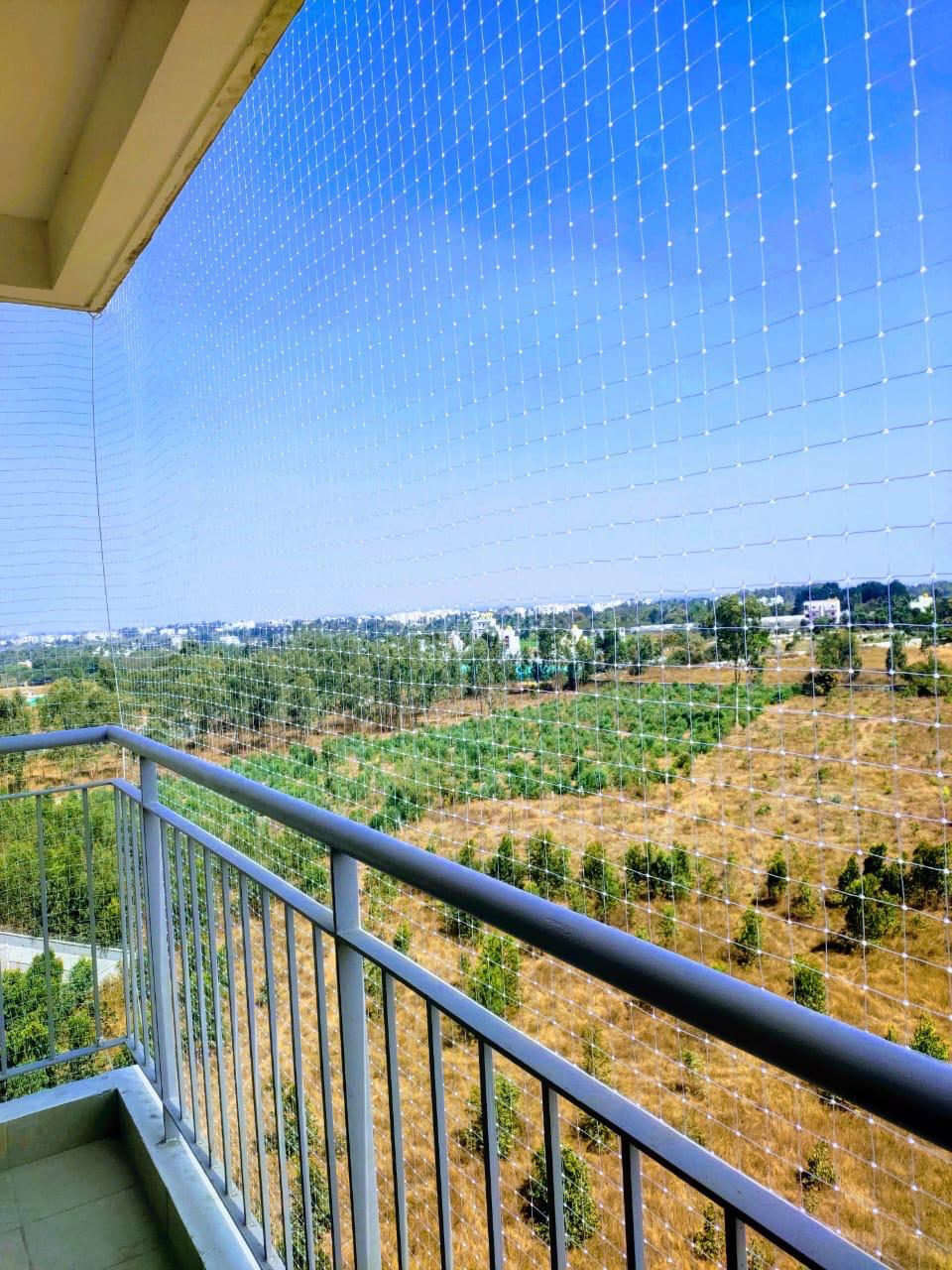 Balcony Safety Nets Installation