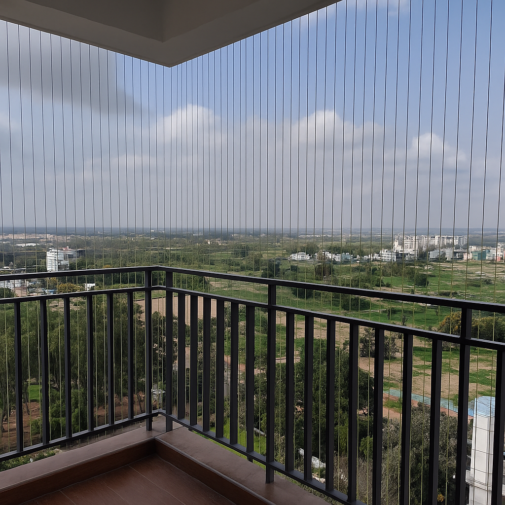 Invisible Grill Installation in Coimbatore